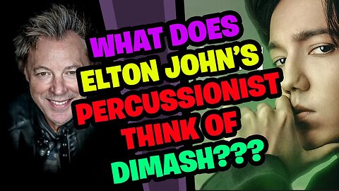 JOHN MAHON from ELTON JOHN'S Band Reacts to DIMASH!