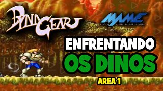 Dyna Gear - Arcade / Area 1 - Enfrentando os dinos