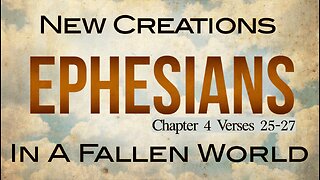 CFC Sunday Sermon - December 10, 2023 - New Creations In A Fallen World