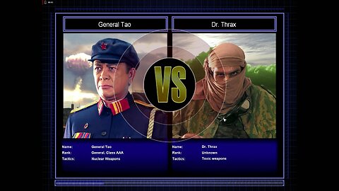 Command and Conquer: Generals Zero Hour- Gen. Challenges- Nuke Gen. Vs. Dr. Thrax- With Commentary