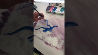 Dragon Rider #painting #acrylicpainting #dragons #dreamingtabitha