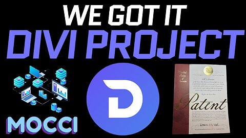 Divi Project Update! 2023 started out great with the patent granted for MOCCI