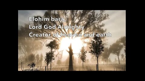 ELOHIM BARA - song by Ruth Webb