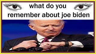 what do you remember about joe biden