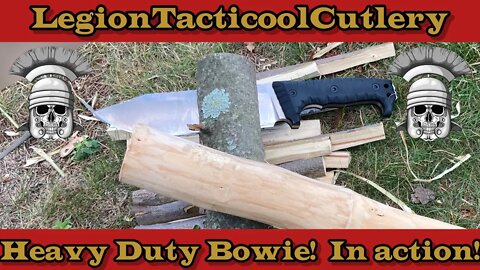 Bolte M8 testing! Great all round camp/bushcraft Bowie! Like, Share, Subscribe!