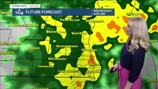 SE Wisconsin Weather: Expect heavy rain and thunder through the night