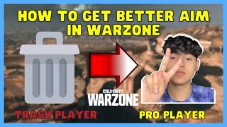 How To Get Better Aim In Warzone In 7 DAYS | Warzone Shorts #shorts