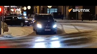 SPUTNIK: The car carrying Tucker Carlson left the Russian Presidential building