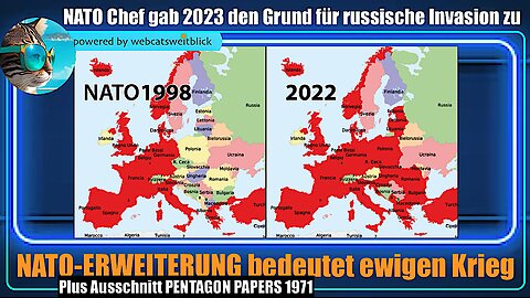 NATO Chef gab 2023 zu: NATO-Erweiterung Grund für russische Invasion