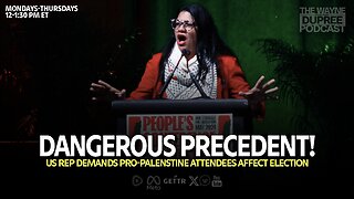 E1901: Rep. Rashida Tlaib Attends Palestinian Conference; Blasts U.S. President 5/28/24