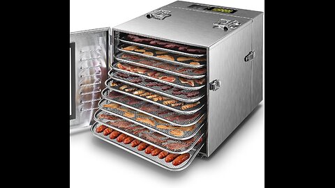 10 Trays Large Food Dehydrator for Jerky
