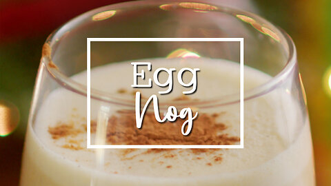 Top off your Christmas with this delicious egg nog recipe!