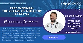 Lifestyle medicine and the pillars of health and wellness. Followed by live Q&A with Dr. Haider.