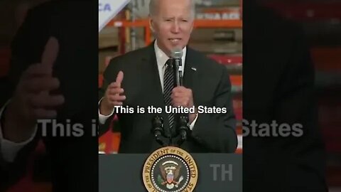 Joe Biden STRUGGLES to say "The United States of America" #shorts