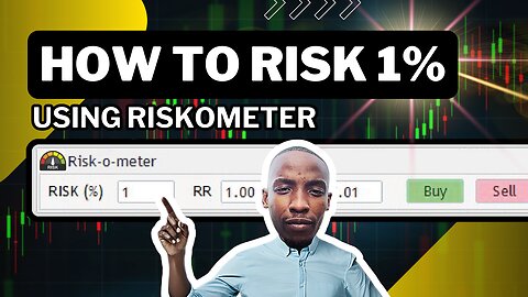 Risk 1% on MT5 using Riskometer Stoploss Calculator (#Risk101)