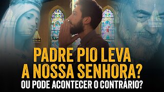 Pecador Conduzido ao Padre Pio por Nossa Senhora e o Menino Jesus