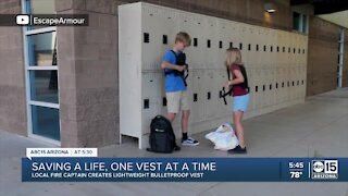 Valley firefighter creates bulletproof vests in mission to help save lives