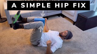 Simple Exercise For Hip Pain - Hip Pinching And Get Deeper In Your Squat