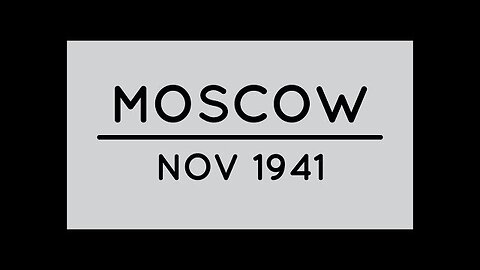 Barbarossa Visualized: The Battle of Moscow [Nov 1941] [Part 8]