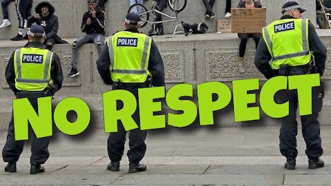 NO RESPECT FOR THE POLICE - LONDON, ENGLAND - 11TH JUNE 2020