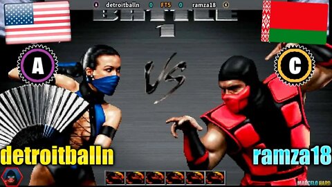Ultimate Mortal Kombat 3 (detroitballn Vs. ramza18) [U.S.A. Vs. Belarus]