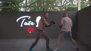 Tate sparring