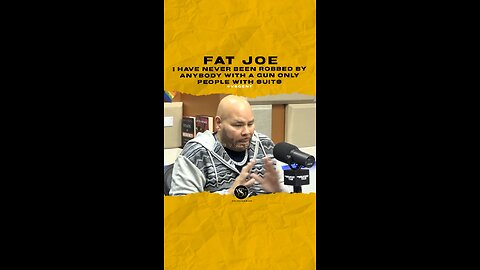 #fatjoe I have never been robbed by anybody with a gun only people with suits.🎥 @breakfastclubam