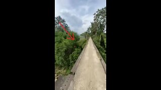 Do you dare to cross this bridge ? Simalungun, Indonesia
