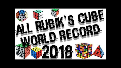 ALL RUBIK'S CUBE WORLD RECORD 2018!ALL RUBIK'S CUBE WORLD RECORD 2018!