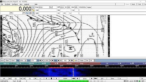 Marine HF Weather Fax on SDR-IQ