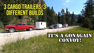 Cargo trailers to the mountains - And chocolate cake!