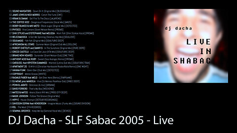 DJ Dacha - SLF Sabac 2005 - Live