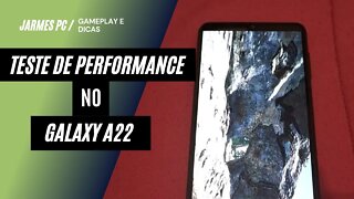 Desanimador, Teste de Performance Galaxy A22 [Antutu Benchmark]