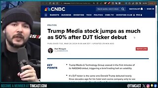 Trump DJT Stock SOARS Over 50%, Trump Make $5.4B, Democrats Say NO WAY Its Worth That Much