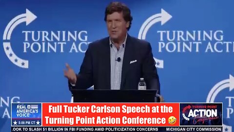 Full Tucker Carlson Speech at the Turning Point Action Conference 🤣