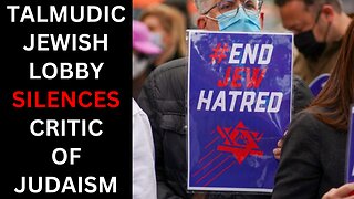Talmudic JudeoSatanist Lobby Silences Free Speech Of American Professor