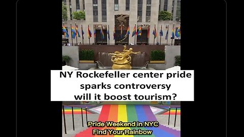 New York Rockefeller pride display sparks controversy