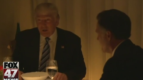 Ex-rivals Romney and Trump have dinner