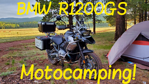 Motocamp on my BMW R1200GS Triple Black