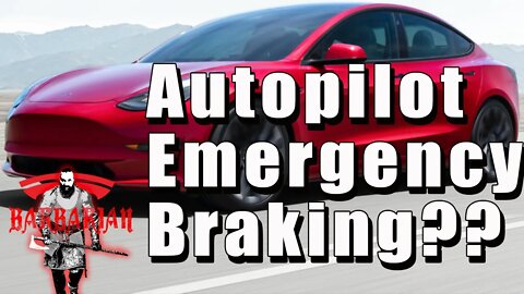 Tesla Autopilot Emergency Braking?? - Response to Viewer Question! - Tesla Adaptive Cruise Control