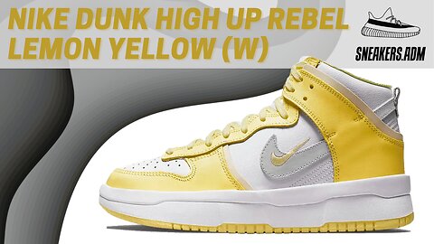 Nike Dunk High Up Rebel Lemon Yellow (W) - DH3718-105 - @SneakersADM