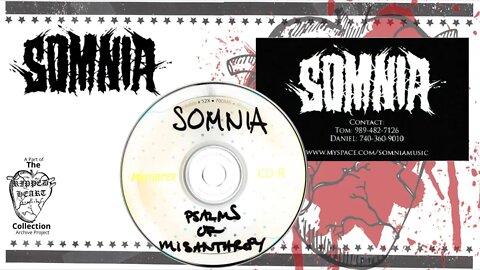 Somnia 💿 Demo CD. Bay City, Michigan Underground Metal from 2007
