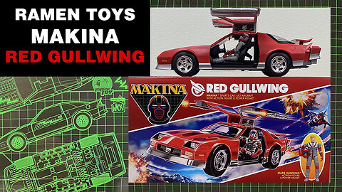Red Gullwing - Makina - Ramen Toys - An Almost Proper Review