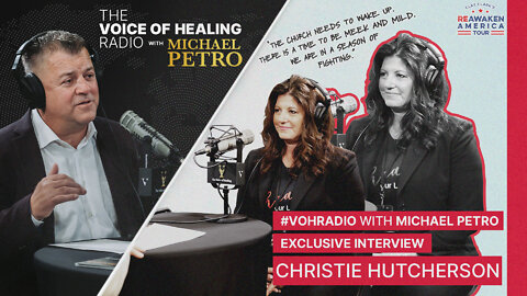 Christie Hutcherson and Bishop Michael Petro | ReAwaken America Tour – San Antonio, TX