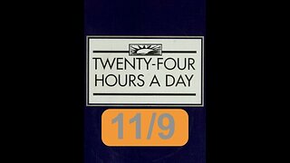 Twenty-Four Hours A Day Book Daily Reading – November 9 - A.A. - Serenity Prayer & Meditation