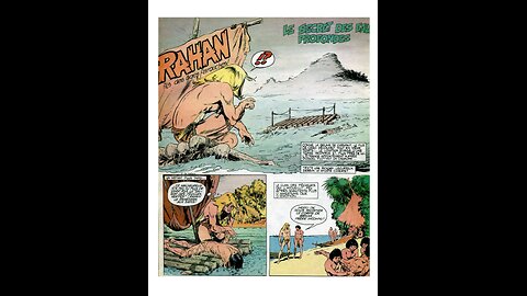 Rahan. Episode Ninety-Three. By Roger Lecureux. The secret of deep waters. A Puke (TM) Comic.