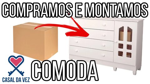 COMPRAS - Montamos a Cômoda para o Quarto de Bebê (Grand Selena - Carolina Baby)