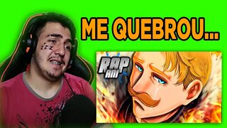 REACT ♪ Desabafo Escanor | Eu Vou Morrer Feliz | AniRap (@Prod Hunter)