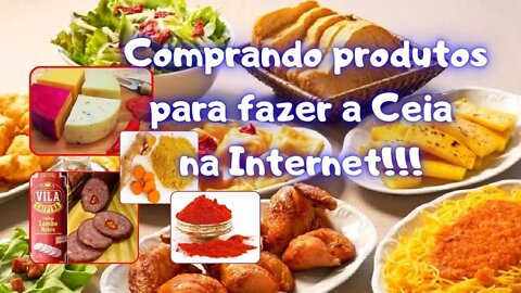 Comprando na Internet Produtos para fazer uma Ceia! Temperos, Queijo Napolitano, Salame Italiano...