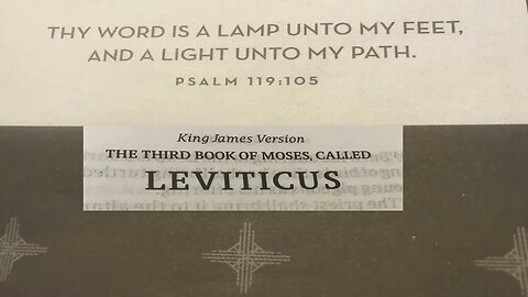 King James Version (KJV) Audio Holy Bible - Old Testament - Leviticus - Chapter 6